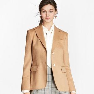 Brooks Brothers Women's Natural Camel Hair Jacket